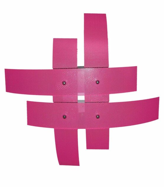 Plafoniera Moderna Metallo Fucsia 4 Luci