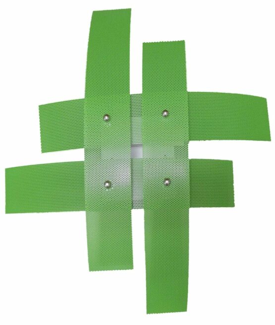 Plafoniera 4 Luci Moderna Metallo Verde