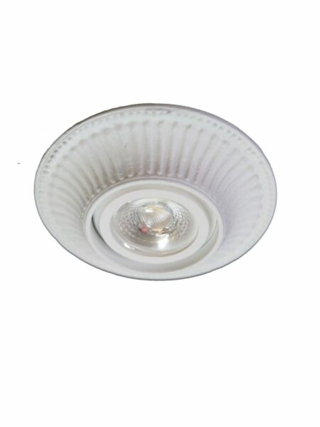 Faretto Stile Provenzale Shabby Bianco