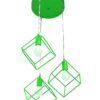 Lampadario Plafoniera Cubi Verde Mela