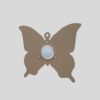 Applique Farfalla Tortora Camerette Bambini