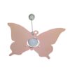 Farfalla Rosa Lampadario Bambini Sospensione Camerette