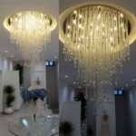 Pioggia di strass dal soffitto