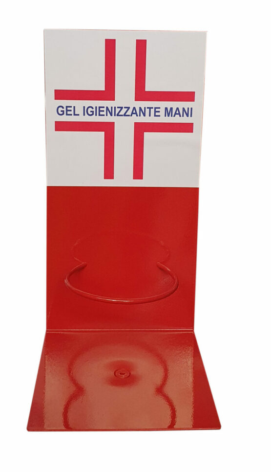 Colonnina Piantana Tricolore Italiano Porta Gel Igienizzante Lavamani - immagine 5