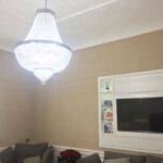 Lampadario Stile Impero in Cristallo Strass