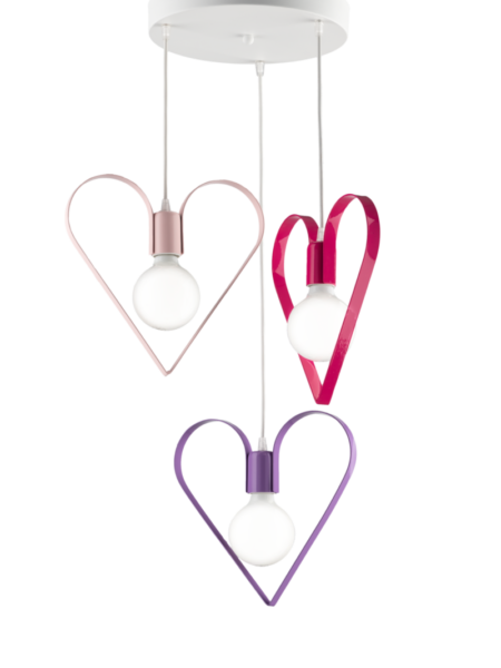 Lampadario Plafoniera Camerette Bambini Cuore Azzurro Napoli