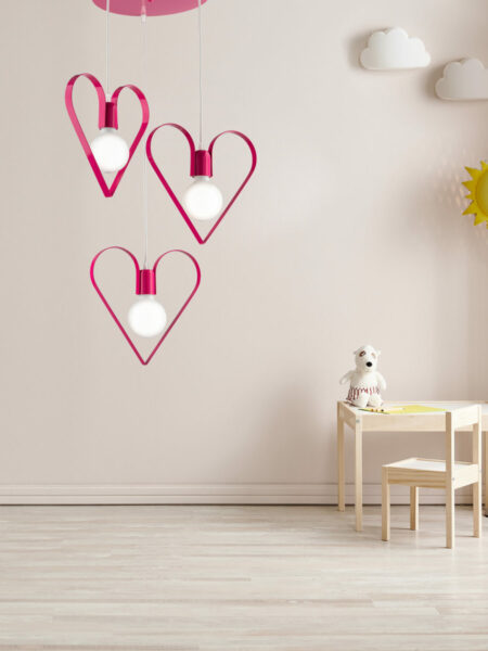 Sospensioni Camerette Bambine Fucsia