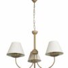 Lampadario Tortora 3 Luci Provenzale Shabby Chic