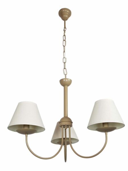 Lampadario Tortora 3 Luci Provenzale Shabby Chic