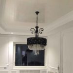 Lampadario Strass e paralume