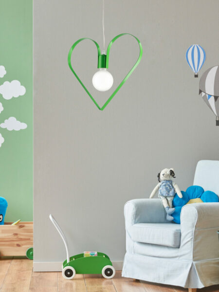 Lampadari Camerette Bambine Cuore