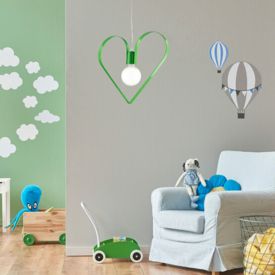 Lampadari Camerette Bambine Cuore