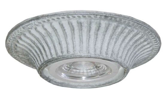 Faretto Incasso Shabby Argento